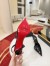 Christian Louboutin Rosa Z Slingback Pumps 100mm in Black Patent Leather