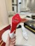 Christian Louboutin Miss Z Mules 100mm in White Patent Leather