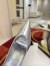 Christian Louboutin Miss Z Slimimule 80mm in Silver Metallic Leather