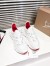 Christian Louboutin Women's Trailnrun Sneakers in White Mesh and Leather