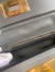 Hermes 24/24 Mini 21 Handmade Bag in Gris Meyer Evercolor Leather 