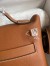 Hermes 24/24 Mini 21 Handmade Bag in Gold Evercolor Leather