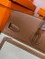 Hermes HAC Cargo Birkin 40 Handmade Bag in Toile with Gold Leather