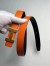 Hermes Mini Constance Belt Buckle & Orange Epsom 24 MM Strap 