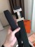 Hermes Constance 2 Belt Buckle & Black/Green Epsom 42MM Strap 