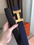 Hermes Constance Belt Buckle & Blue Epsom 38 MM Strap