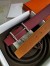 Hermes H d'Ancre Reversible Belt In Gold/Red Epsom Leather