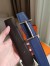 Hermes H d'Ancre Reversible Belt In Indigo/Black Epsom Leather