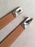 Hermes Kelly Belt In Brown Epsom Leather