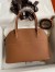 Hermes Bolide 1923 27 Handmade Bag In Gold Clemence Calfskin 