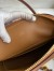 Hermes Bolide 1923 27 Handmade Bag In Gold Clemence Calfskin 