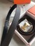 Hermes Quizz 32mm Reversible Belt In Cafe Clemence Leather