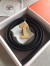 Hermes Quizz 32mm Reversible Belt In Cafe Clemence Leather
