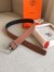 Hermes Brown Saddle 38MM Reversible Belt