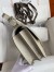 Hermes Constance 24 Handmade Bag in Pearl Grey Matte Alligator Leather 