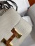 Hermes Constance 24 Handmade Bag in Pearl Grey Matte Alligator Leather 