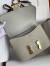 Hermes Constance 24 Handmade Bag in Pearl Grey Matte Alligator Leather 