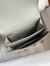 Hermes Constance 24 Handmade Bag in Pearl Grey Matte Alligator Leather 