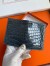 Hermes MC² Euclide Card Holder in Blue Colvert Shiny Alligator Leather 