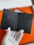 Hermes MC² Euclide Card Holder in Black Shiny Alligator Leather 
