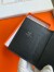 Hermes MC² Euclide Card Holder in Black Shiny Alligator Leather 
