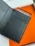 Hermes MC² Euclide Card Holder in Black Shiny Alligator Leather 