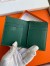 Hermes MC² Euclide Card Holder in Vert Fonce Shiny Alligator Leather 