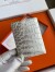 Hermes MC² Euclide Card Holder in Himalaya Niloticus Crocodile Skin 