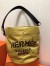 Hermes Grooming Bucket Bag In Yellow Canvas