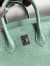 Hermes Birkin 25 Retourne Handmade Bag In Vert D'eau Matte Alligator Leather 