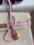 Hermes HSS Birkin 25 Bicolor Bag in Craie and Pink Chevre Mysore Leather 