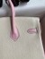 Hermes HSS Birkin 25 Bicolor Bag in Craie and Pink Chevre Mysore Leather 