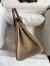 Hermes Birkin 25 Grizzly Bag in Taupe Veau Doblis and Swift Leather 