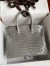 Hermes Birkin 25 Handmade Bag in Gris Ciment Crocodile Niloticus Shiny Skin