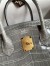 Hermes Birkin 25 Handmade Bag in Gris Ciment Crocodile Niloticus Shiny Skin