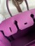 Hermes Birkin 30 Retourne Handmade Bag in Anemone Clemence Leather