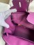 Hermes Birkin 30 Retourne Handmade Bag in Anemone Clemence Leather