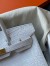 Hermes Birkin 30 Handmade Bag In White Crocodile Niloticus Matte Skin