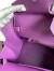 Hermes Birkin 35 Retourne Handmade Bag in Anemone Clemence Leather 