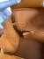Hermes Birkin 35 Retourne Handmade Bag In Gold Epsom Calfskin 