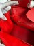 Hermes Birkin 35 Retourne Handmade Bag in Red Epsom Calfskin