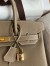 Hermes Birkin 35 Retourne Handmade Bag in Taupe Epsom Calfskin