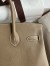 Hermes Birkin 35 Retourne Handmade Bag in Taupe Epsom Calfskin