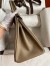 Hermes Birkin 35 Retourne Handmade Bag in Taupe Epsom Calfskin