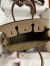 Hermes Birkin 35 Retourne Handmade Bag in Taupe Epsom Calfskin