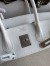 Hermes Birkin 35 Handmade Bag In Toile & White Clemence Leather 