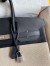 Hermes Birkin 35 Handmade Bag In Toile & Black Swift Leather 