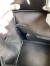 Hermes Birkin 35 Handmade Bag In Toile & Black Swift Leather 