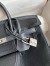 Hermes Birkin Cargo 25 Bag in Black Toile and Swift Leather