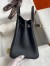 Hermes Touch Birkin 25 Bag in Black Togo and Shiny Alligator Leather